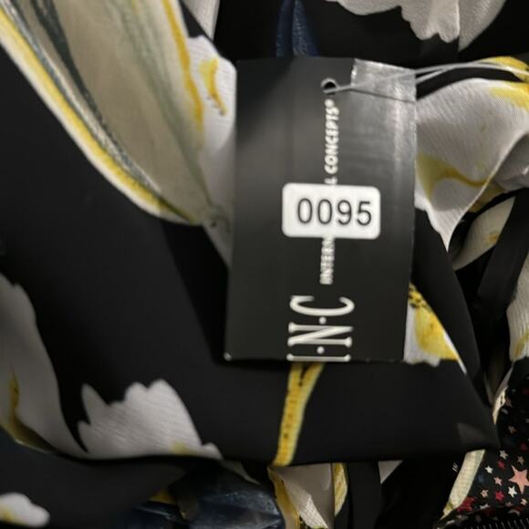 I.N.C. Ruffles Floral High-Low Maxi Dress, Size 12, new with tag - Picture 9 of 9